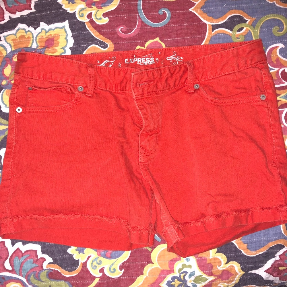 Red/Orange shorts
